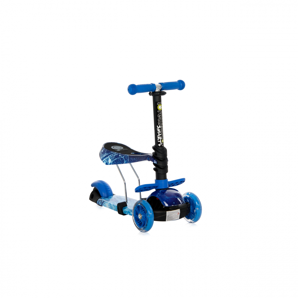 Trotineta Lorelli Smart Plus, 3 roti LED, cu maner - imagine 2