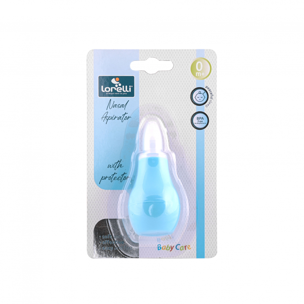 Aspirator Nazal Lorelli Moonlight Blue, 0+ - imagine 2