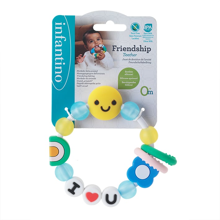 Jucărie Dentiție Infantino Friendship, Silicon Moale