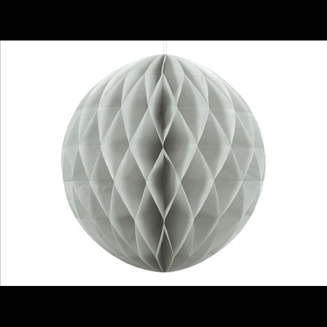 Decoratiune Honeycomb Gri Party Deco 20cm