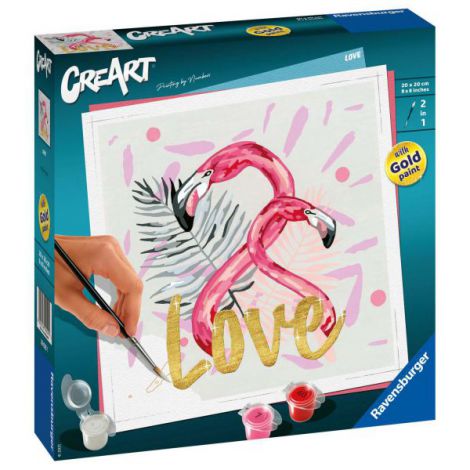 Ravensburger Creart Pictura LOVE - Kit Pictura - imagine 3