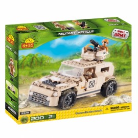 Vehicul Militar Cobi | Set 200 Piese + 2 Figurine - imagine 2