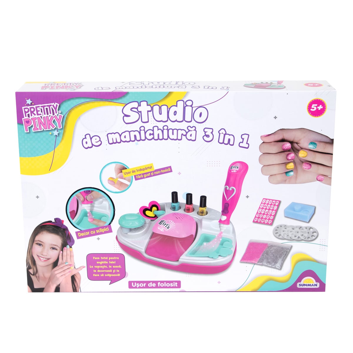 Studio Manichiura Pretty Pinky 3 in 1