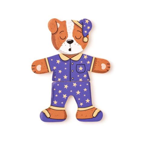 Puzzle lemn Imbraca Catelul Woodyland - Educativ - imagine 7
