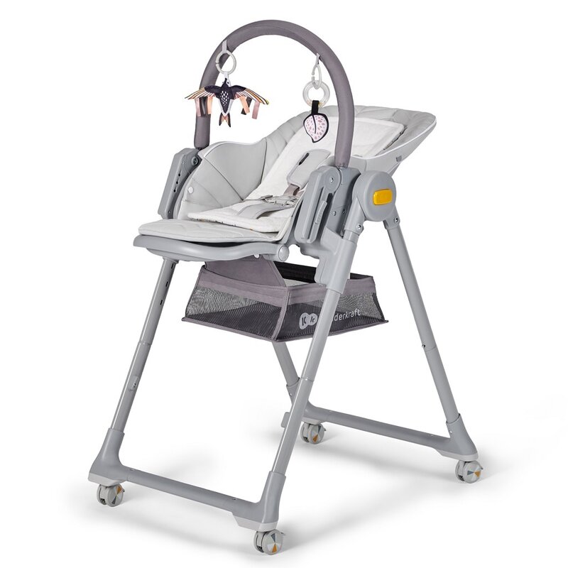 Kinderkraft Lastree 2in1 Scaun Masa Balansoar Gri