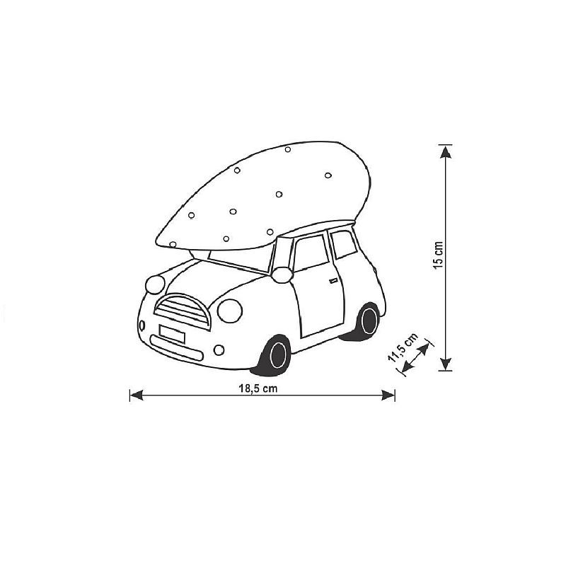 Figurina LED Procart | Ornament Camera Copil - imagine 2