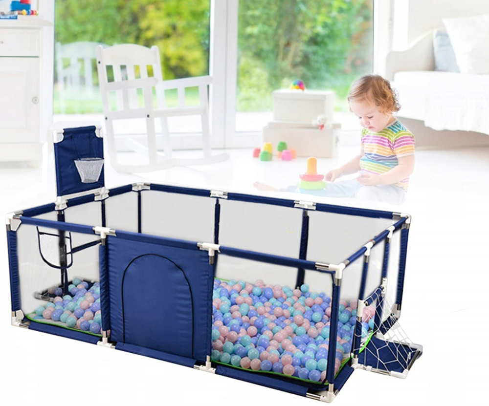 Tarc Pliabil NiceKids cu Baschet, Bleumarin - imagine 5