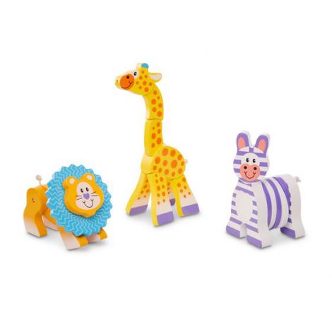 Set 3 Jucării Motricitate Safari Melissa & Doug