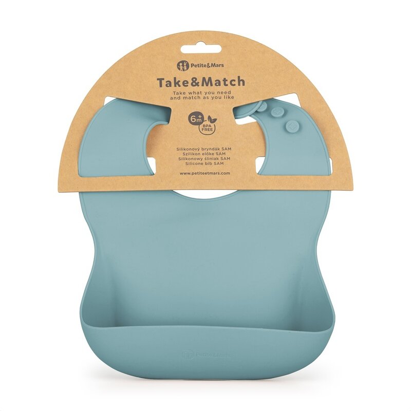 Baveta Petite&mars TakeMatch Silicon Reglabila - imagine 2