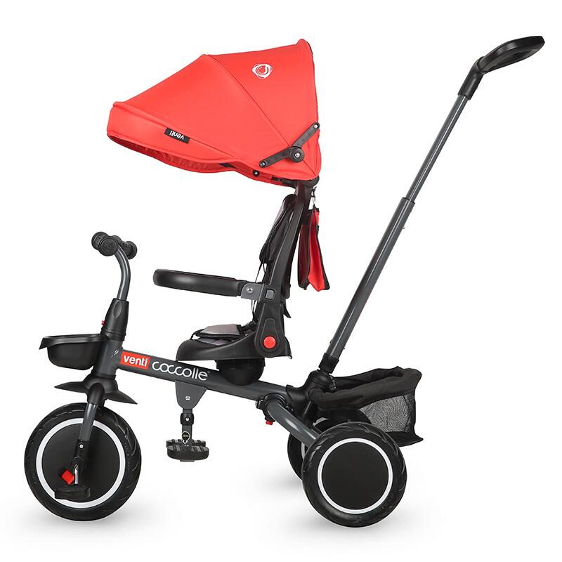 Tricicleta Coccolle Venti Chili Pepper 3 in 1 - imagine 3
