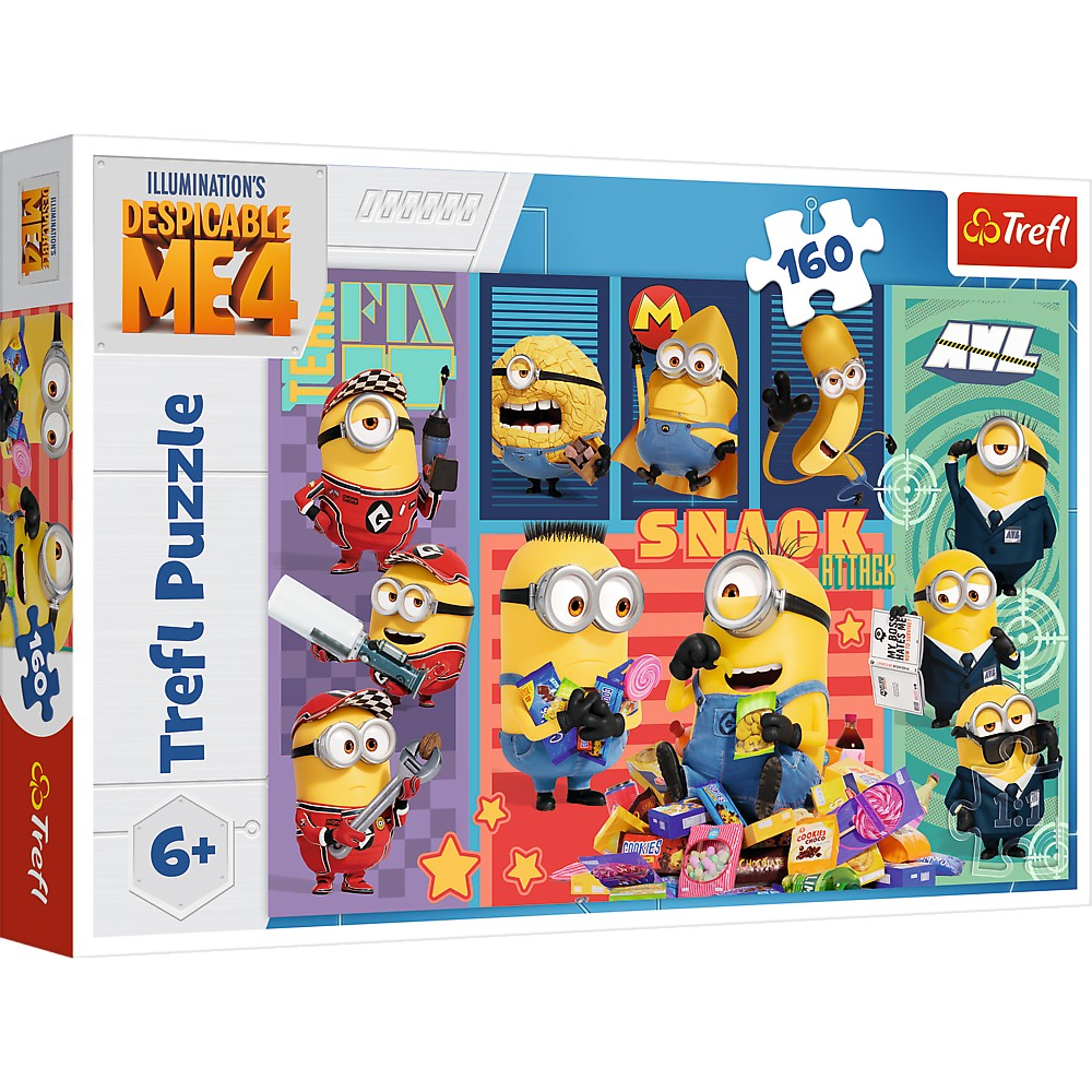 Puzzle Trefl Minions 160 piese - Joc educativ
