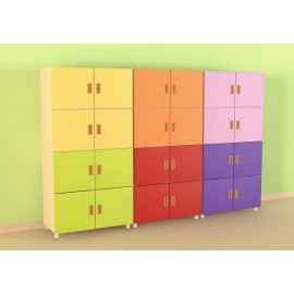 Set Inlandia 2 Moje Bambino - Mobilier Gradinita Colorat