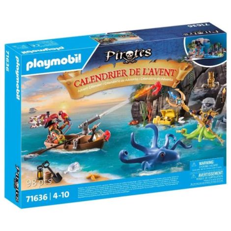 Playmobil Calendar Pirați Crăciun - Aventură Marină - imagine 2