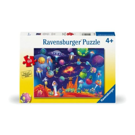 Puzzle Monstri în Spațiu Ravensburger 60 piese - imagine 2