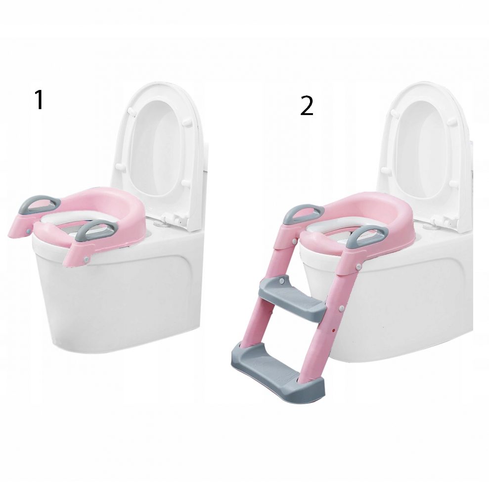 Reductor Toaleta Little Mom Pliabil Pink - imagine 4