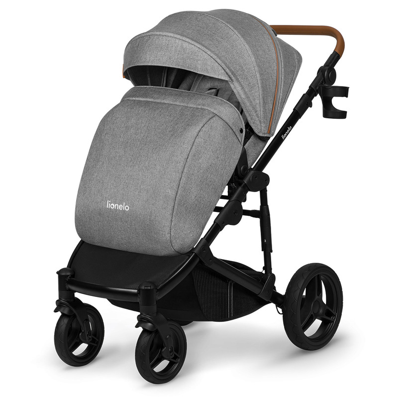 Carucior 2 in 1 Lionelo Mari Tour, Reversibil, Gri