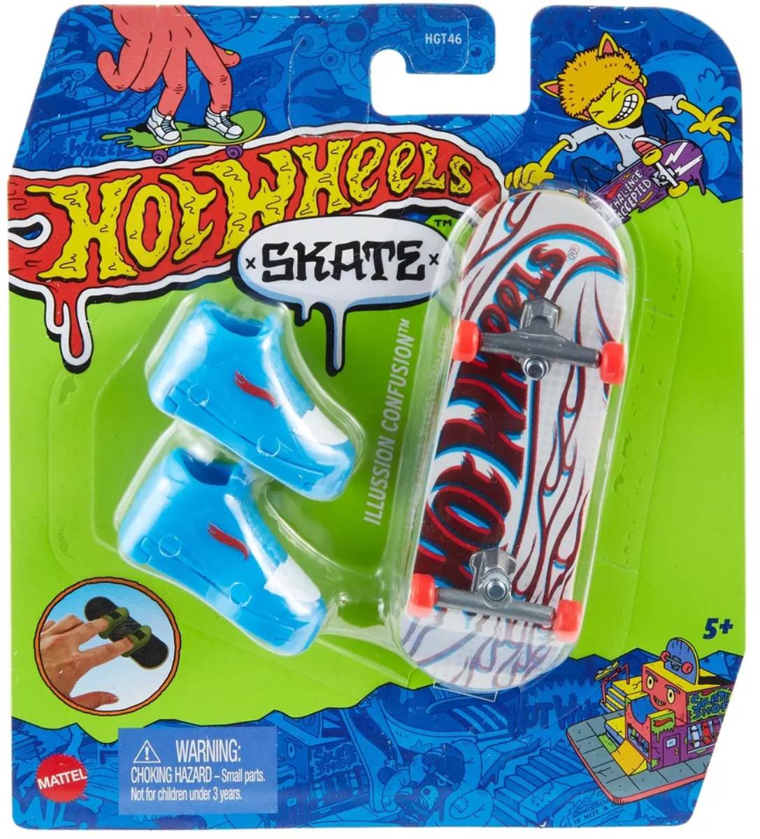 Set Placa Skateboard Hot Wheels cu Pantofi