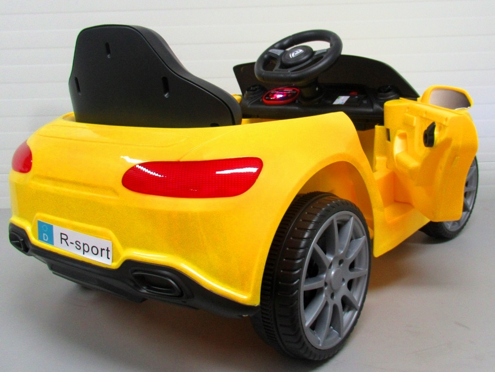 Masinuta Electrica Cabrio B3 Galben | Autokids.ro - imagine 5