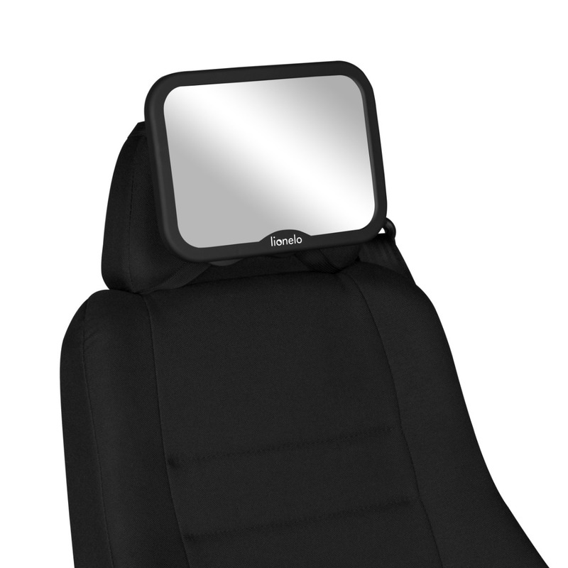 Oglindă Auto Retrovizoare Lionelo Sett, 360°, Black Carbon - imagine 3