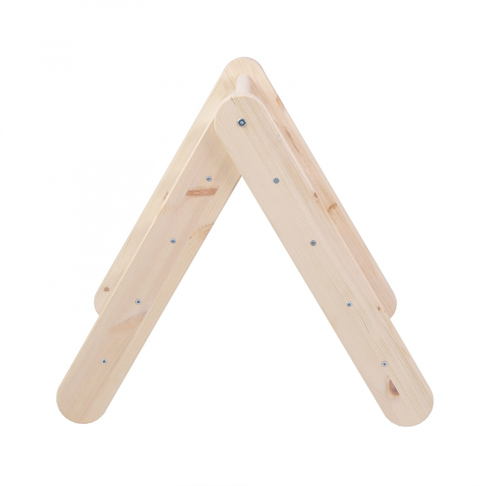 Scara Pikler Montessori Meowbaby® Lemn Natural - imagine 4