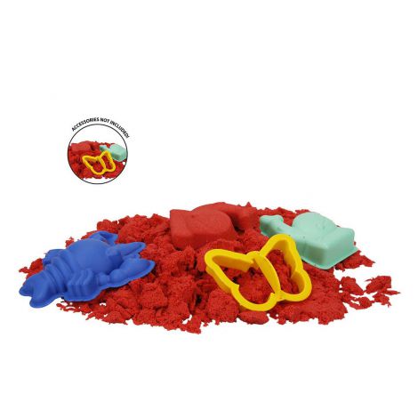 Nisip Kinetic Crafy 1kg Rosu - Joc Creativ - imagine 7