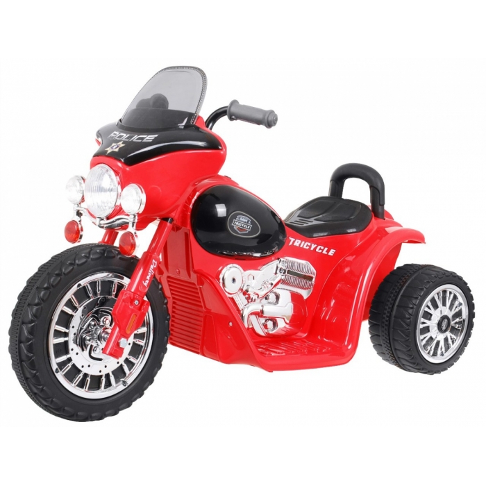 Motocicleta Ramiz Chopper JT568 Rosu Electrica - imagine 4