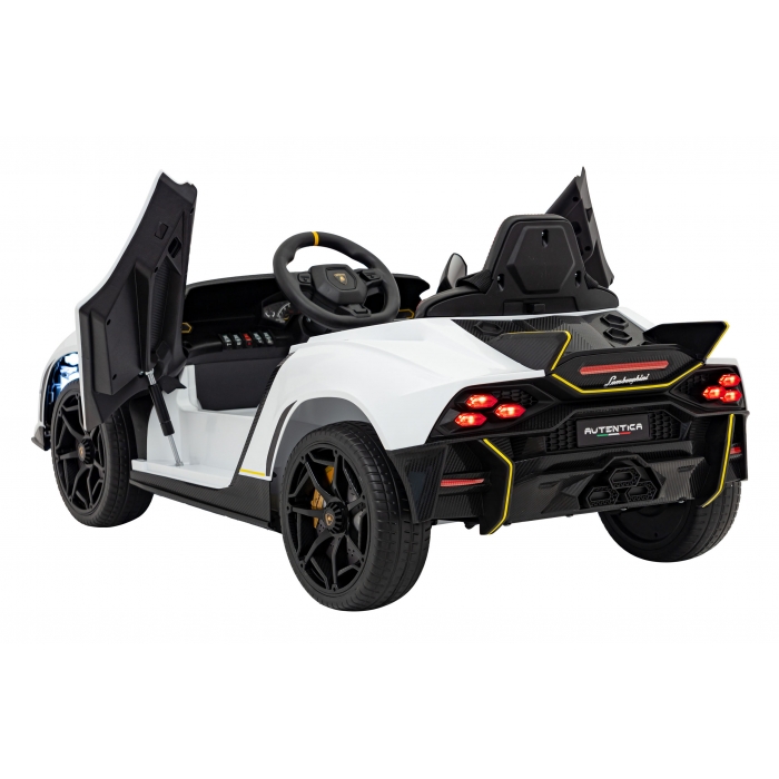 Masinuta Electrica Lamborghini Alb 140W cu Telecomanda - imagine 7