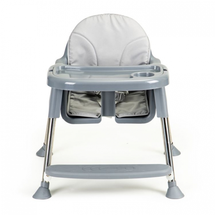 Scaun de masa 2 in 1 Ecotoys Gri, Reglabil - imagine 6