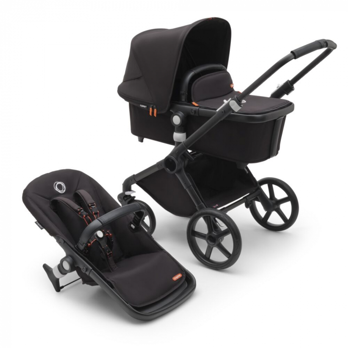 Carucior Bugaboo Fox 2 in 1, Black Midnight, All-Terrain