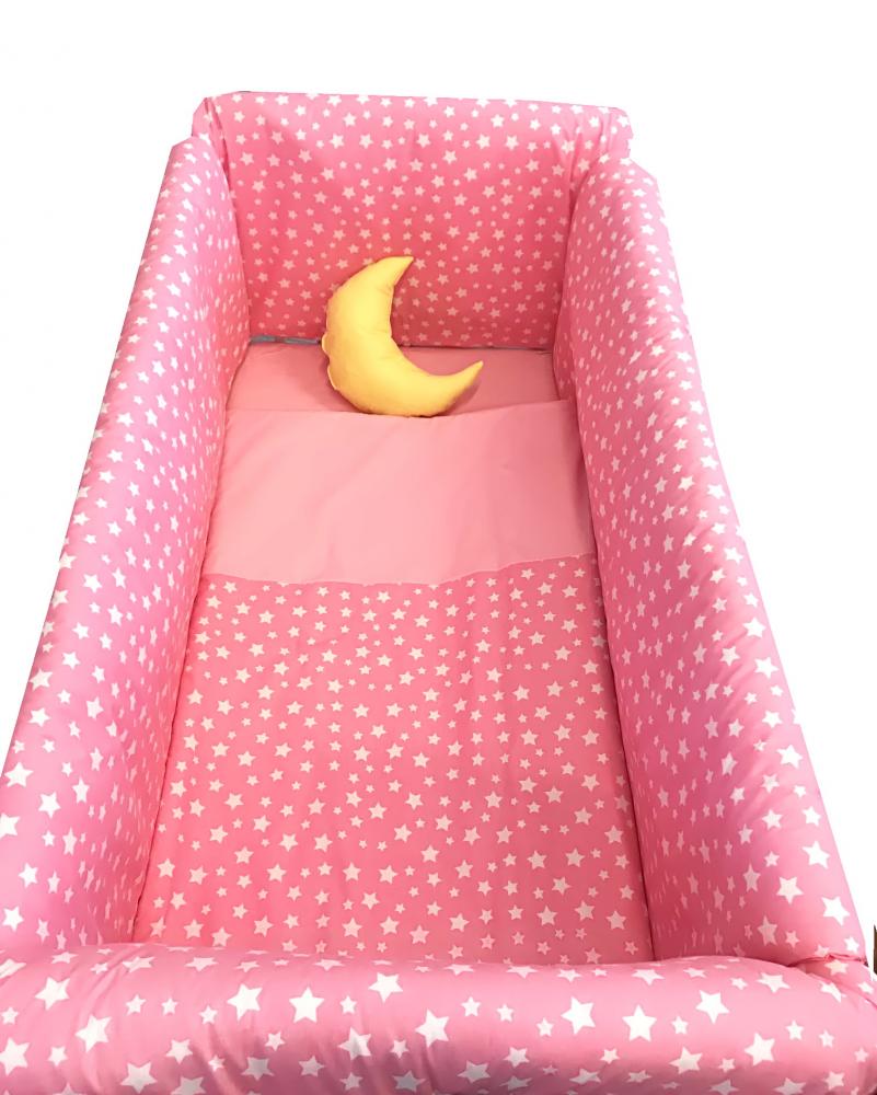 Lenjerie Pat Bebe Deseda Maxi Stelute Roz 7 Piese