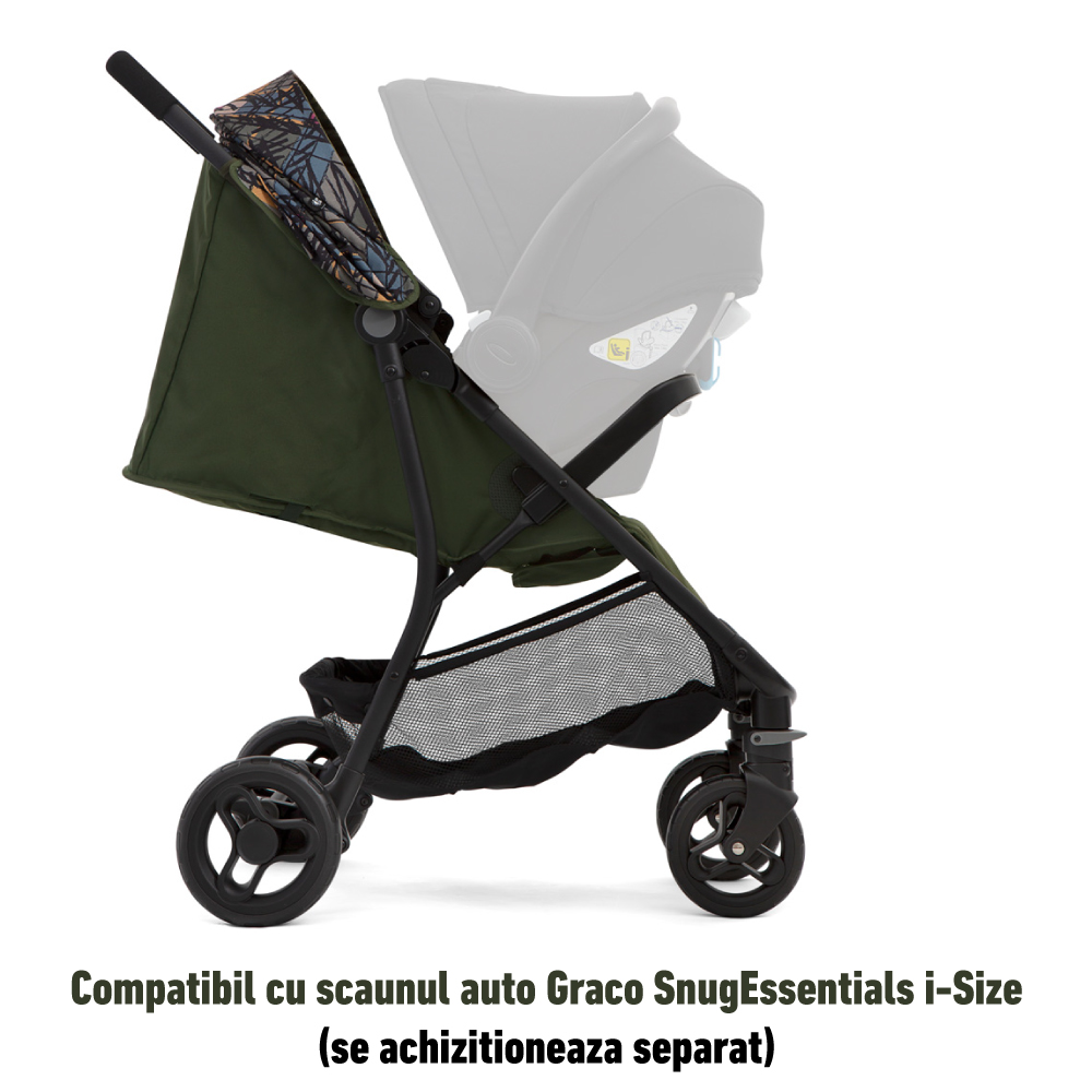 Carucior Graco Breaze Lite 2 Couture Fern, 6.5 kg - imagine 2