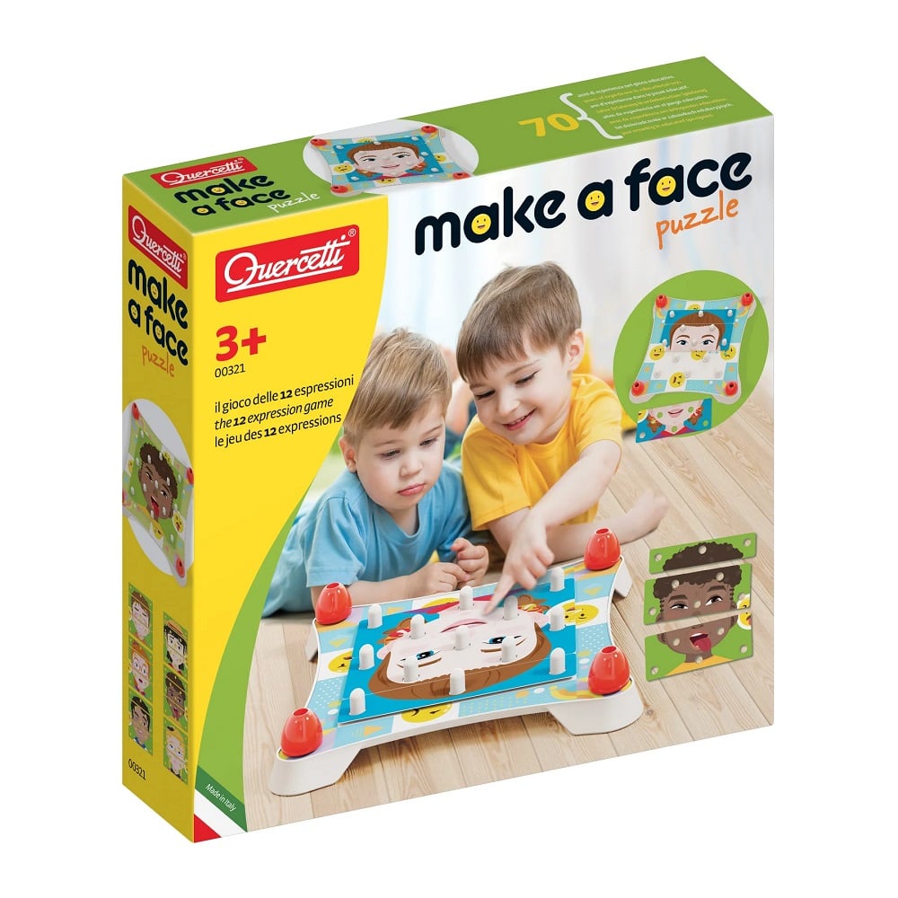 Puzzle Quercetti Make a Face | Creativitate și Fun
