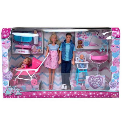 Set Familie Steffi Love Simba - 3 Păpuși + Accesorii - imagine 6