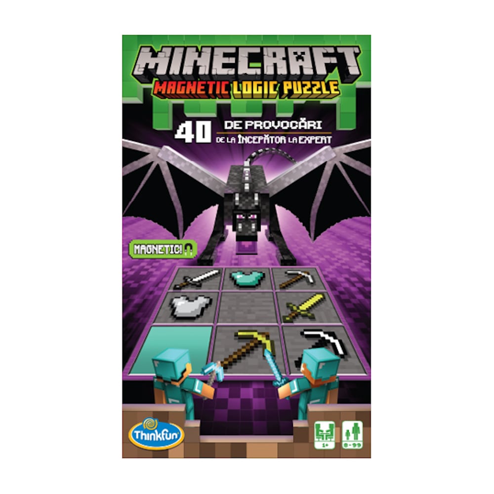 Joc Logica Magnetic Think Fun Minecraft
