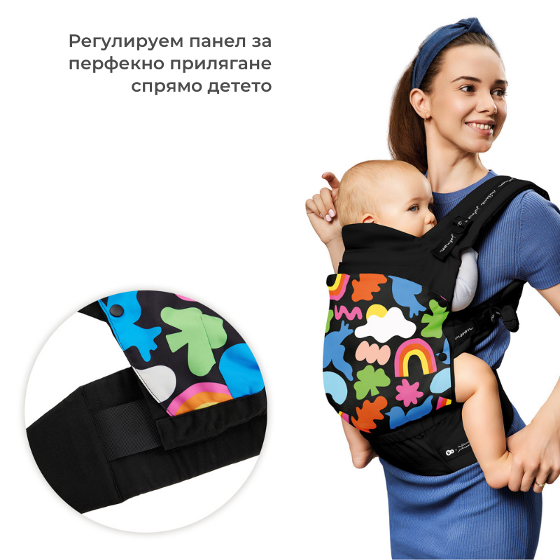 Marsupiu Kinderkraft Huggy - Confort și Siguranță - imagine 9