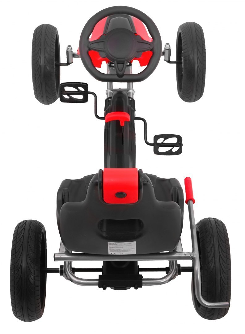 Kart cu Pedale Grand Ride Rosu | Autokids - imagine 5
