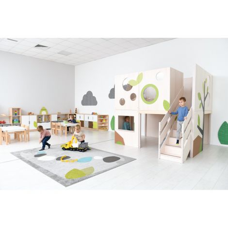 Complex Joacă Flora Moje Bambino - Lemn Interior - imagine 25