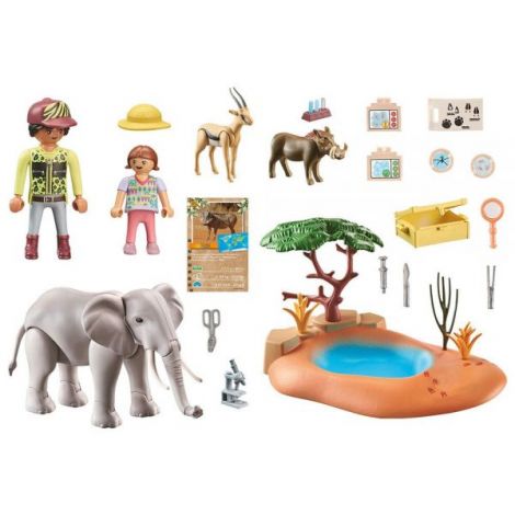 Playmobil Elefant și Lac - Jucarie Educativă - imagine 6