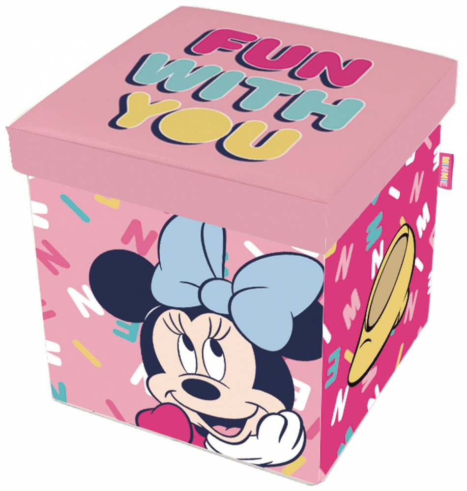 Taburet Depozitare Minnie Mouse Arditex - imagine 2