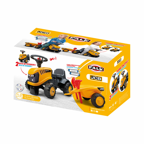 Tractor Falk JCB cu remorcă