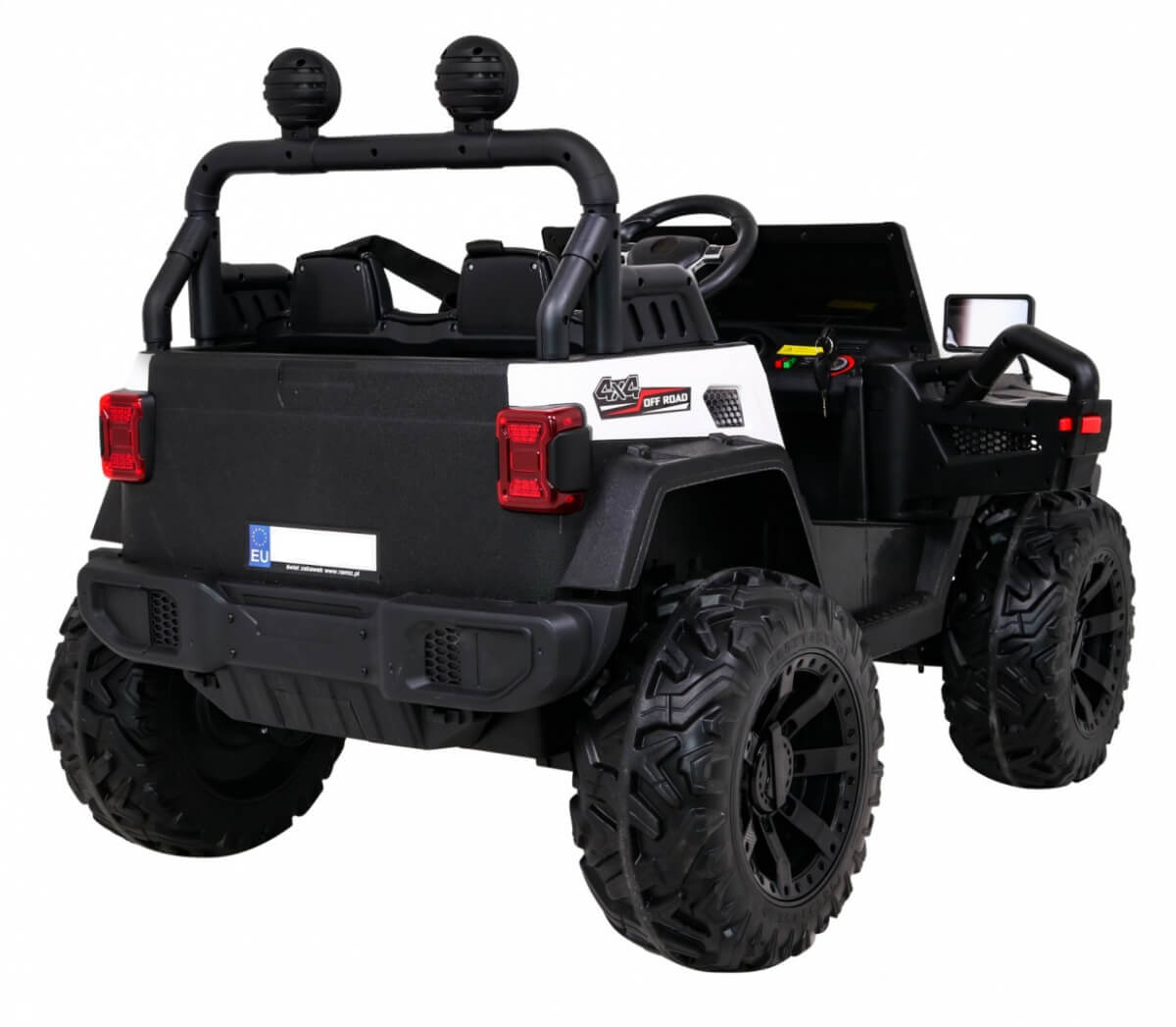 Mașinuță Electrică OFF-ROAD 4X4 Alb | Autokids - imagine 2