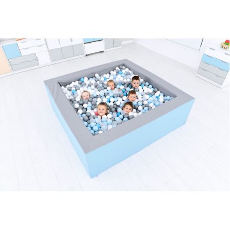 Piscina Bile Moje Bambino Gri-Bleu 2x2m - imagine 6