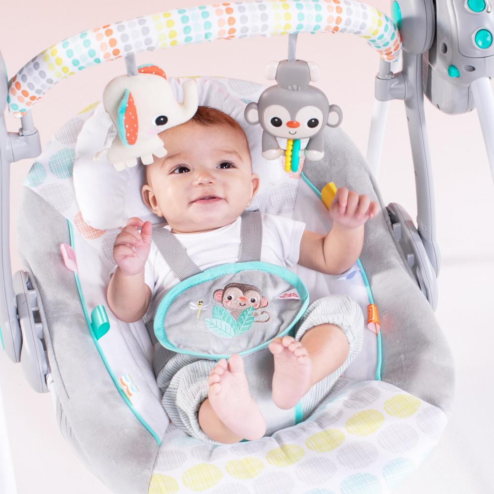 Leagan Portabil Bright Starts Whimsical Wild