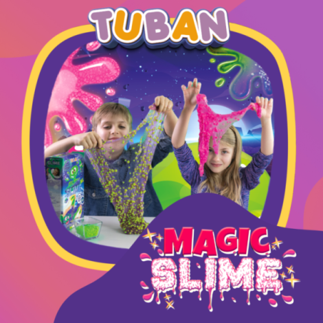 Kit Slime DIY Tuban Alien XL - Schimbă Culoare - imagine 7