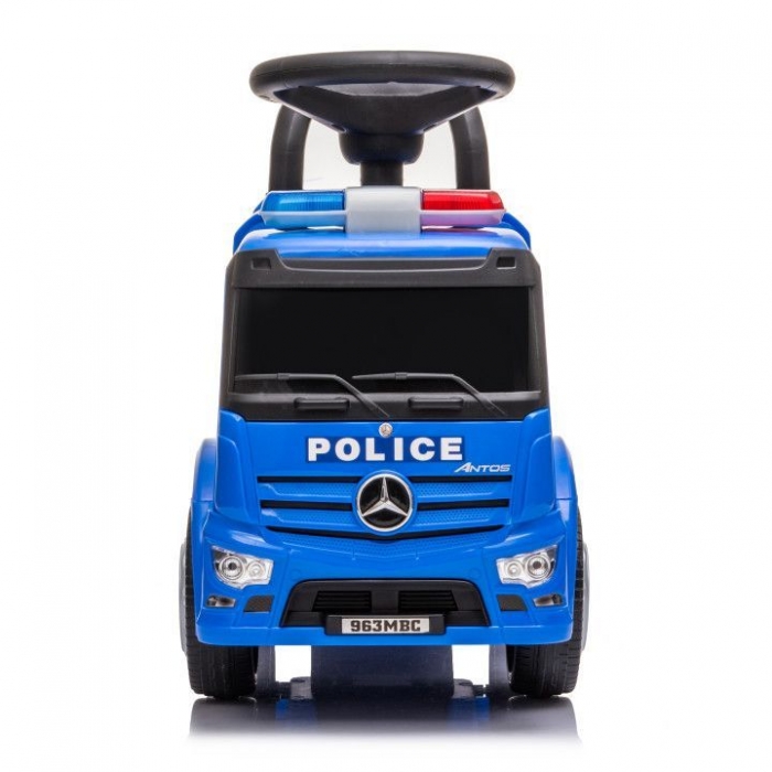 Masinuta Pedale Ecotoys Mercedes Politie Albastru - imagine 3