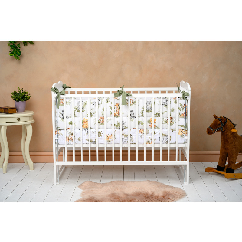 Patut Qmini Agata 120x60 cm, Pin, Alb - imagine 3