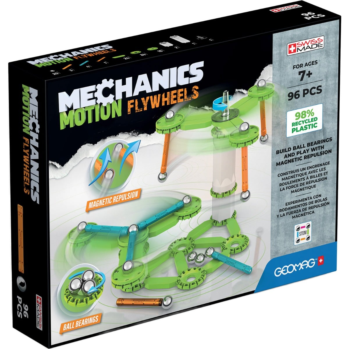 Geomag Mechanics Flywheels 96 piese