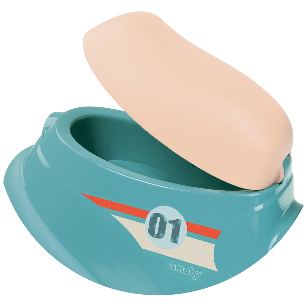 Scuter Smoby Ride-On Albastru cu Cheie + Depozitare - imagine 2
