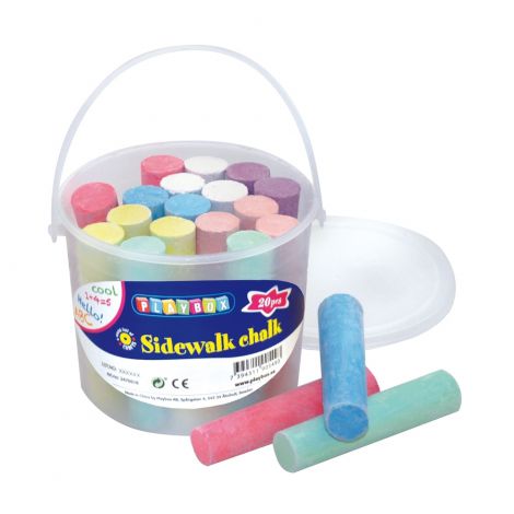 Galetusa 20 Bucati Creta Asfalt Playbox
