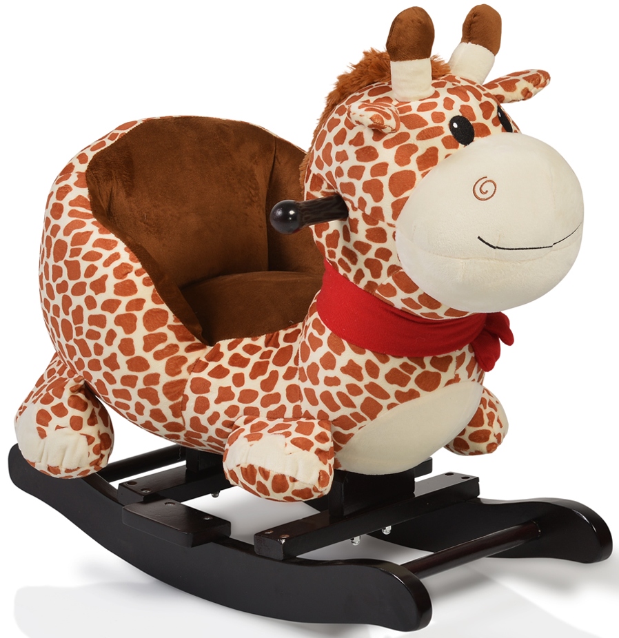 Balansoar Giraffe Moni cu sunete, plus moale - imagine 3